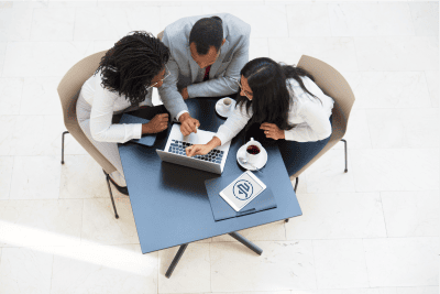 People in a meeting