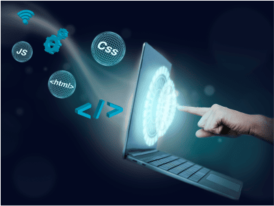 Web development illustration